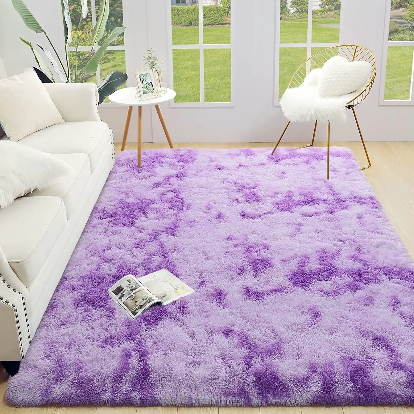 Large Size shaggy Rug Fluffy Carpet For Living Room Bedroom Kids Room