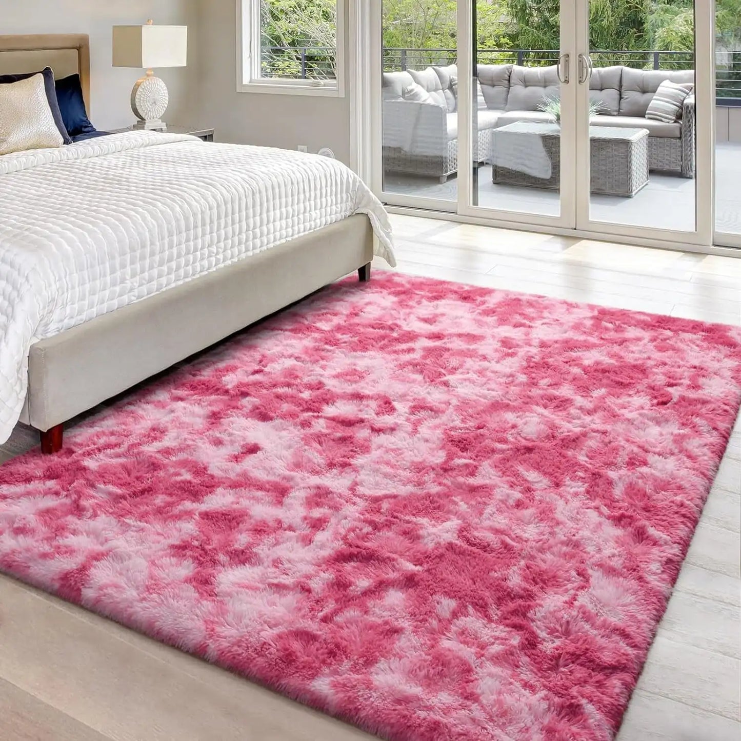 Large Size shaggy Rug Fluffy Carpet For Living Room Bedroom Kids Room