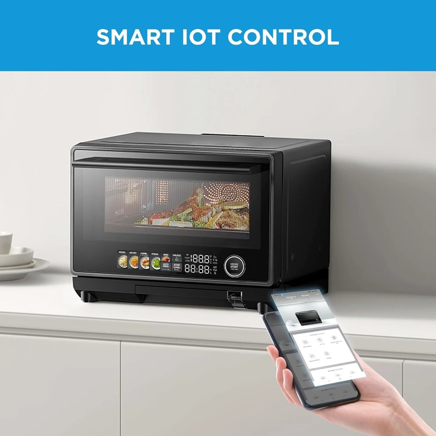 4-in-1 Multifunctional Microwave Steam Oven