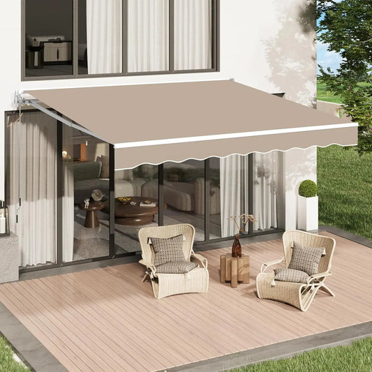 8.2'x6.5' Manual Awnings with Crank