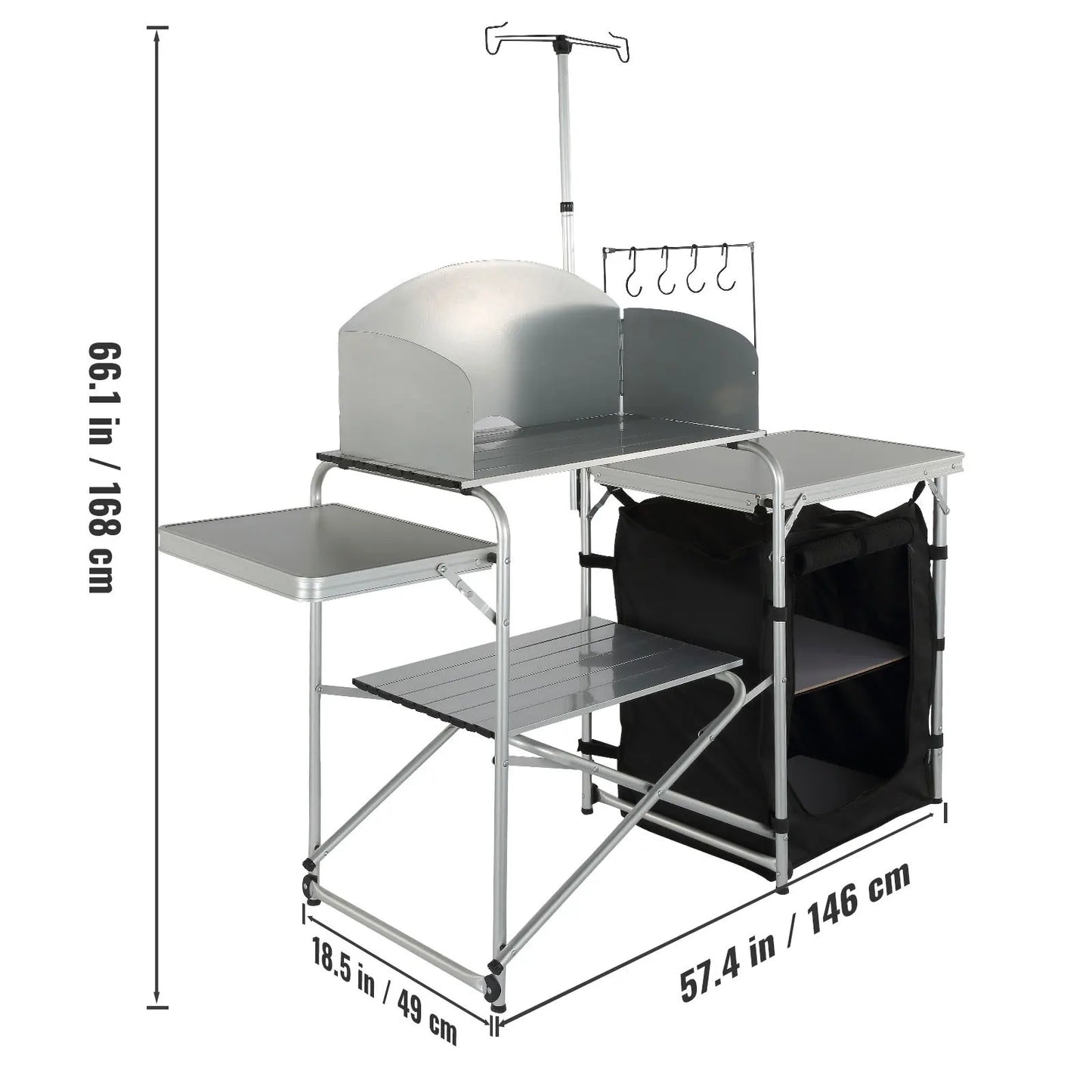 Cabinet Foldable Folding Cooking Storage Rack