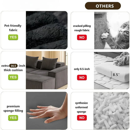 Modern Modular Upholstered Sleep Sofa