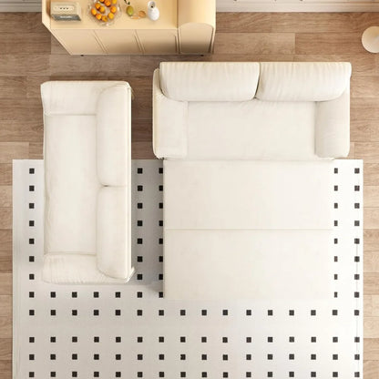66" Queen Size Pull Out Sofa Bed
