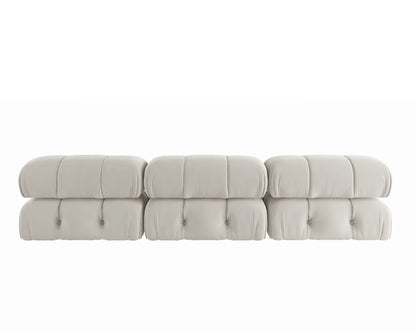 Modern Velvet Convertible Couches 3 Seats Living Room Sofa Sets for Office Apartment