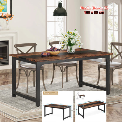 Tribesigns Rectangular Dinner Table for Dining Room