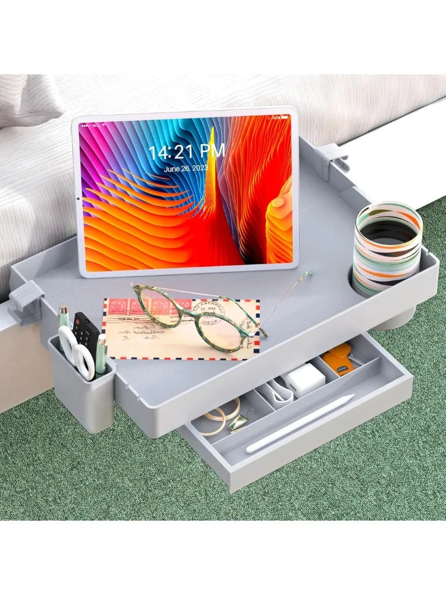 Bedside Shelf for Bed, Foldable Bunk Bed Shelf Clip On