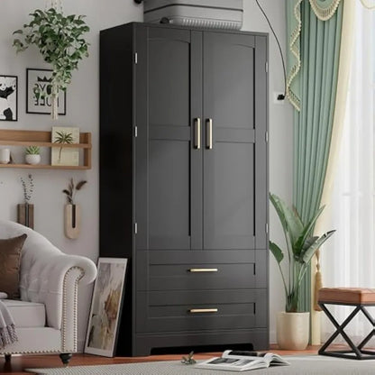 Freestanding Bedroom Armoire Clothing