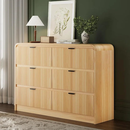 54" Wide Wooden Dresser