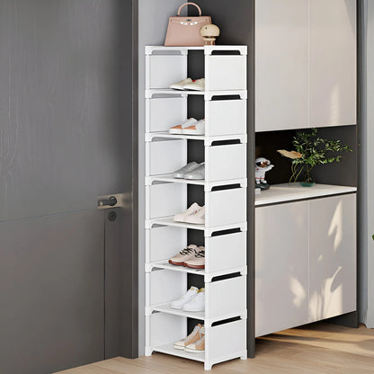 Simple Shoe Rack with  6-10 Tiers Shoe Storage Organizer