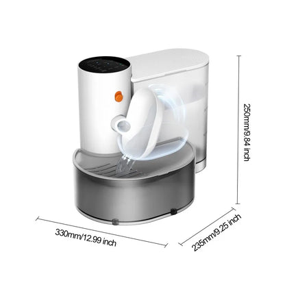 Dumping Dog Water Dispenser Rechargeable Automatic Water Feeder