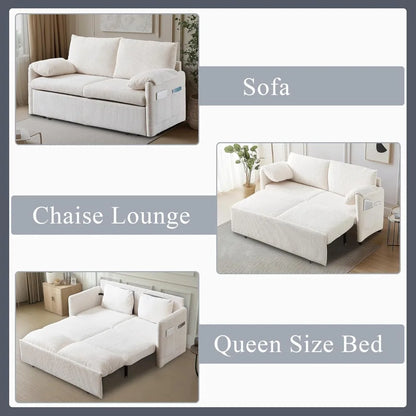 3-in-1 Convertible Futon Couch