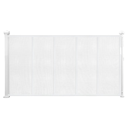 55/71/110in Retractable Baby Gate 34in Tall Extends Wide Retractable Gate for Kids Pets