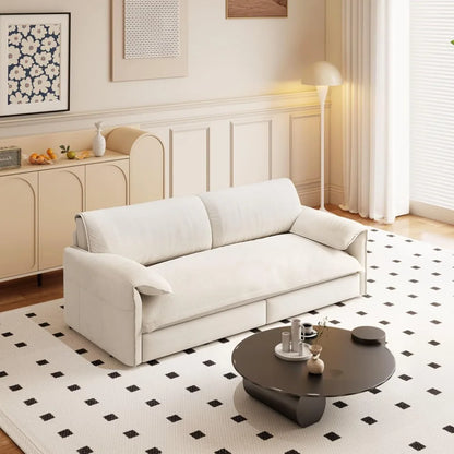66" Queen Size Pull Out Sofa Bed