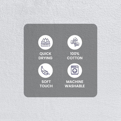 10 Piece Cotton Towel Set Soft Absorbent Quick Dry Bath Towels