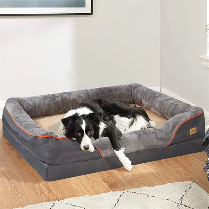 Jumbo Large Orthopedic Dog Bed Memory Foam Pet Sofa