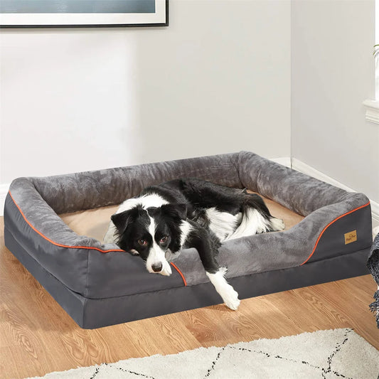 Jumbo Large Orthopedic Dog Bed Memory Foam Pet Sofa