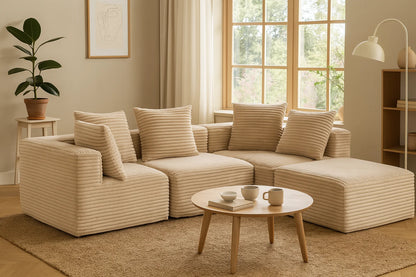 Modern Modular Upholstered Sleep Sofa