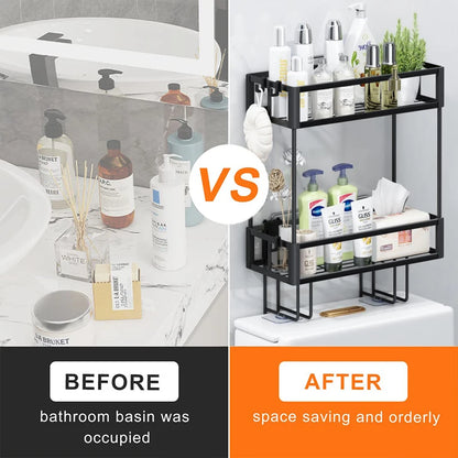 2-Tier Over Toilet Storage Shelf
