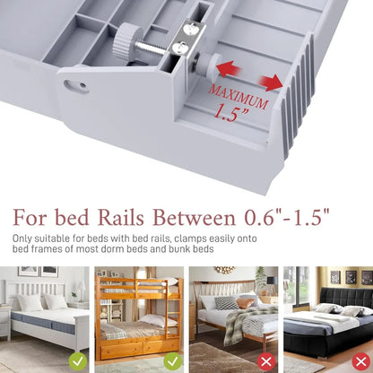 Bedside Shelf for Bed, Foldable Bunk Bed Shelf Clip On