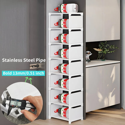 Simple Shoe Rack with  6-10 Tiers Shoe Storage Organizer