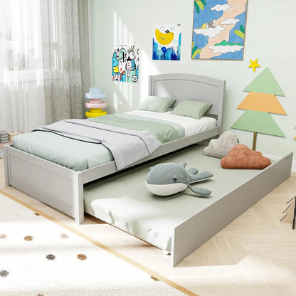 Solid Wooden Pull Out Bedframe