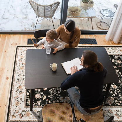 Rug Soft Low Pile Non Slip Carpet for Living Room