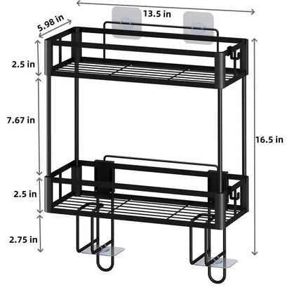 2-Tier Over Toilet Storage Shelf