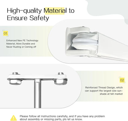 8.2'x6.5' Manual Awnings with Crank
